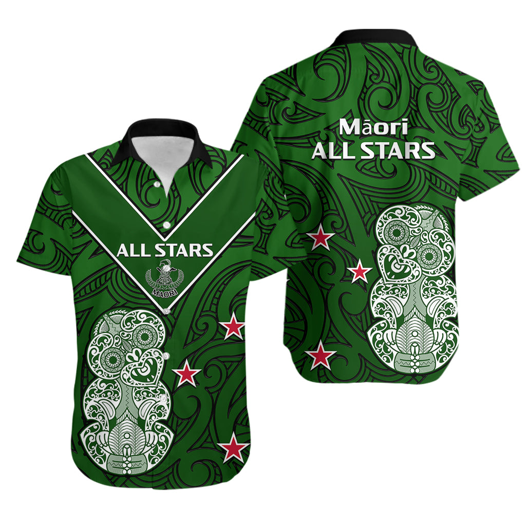 Aotearoa Rugby Hawaiian Shirt All Stars New Zealand Tiki Maori - Vibe Hoodie Shop