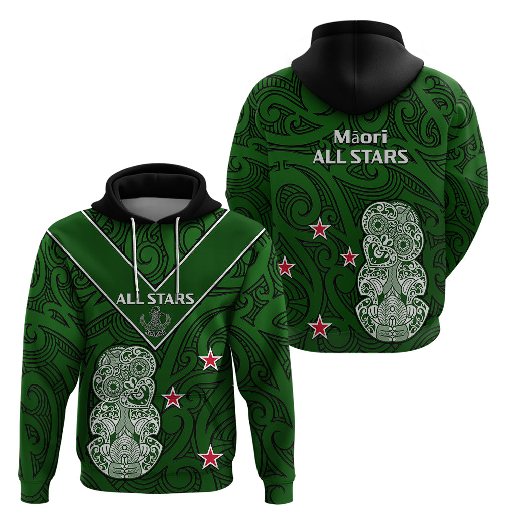 Aotearoa Rugby Hoodie All Stars New Zealand Tiki Maori - Vibe Hoodie Shop