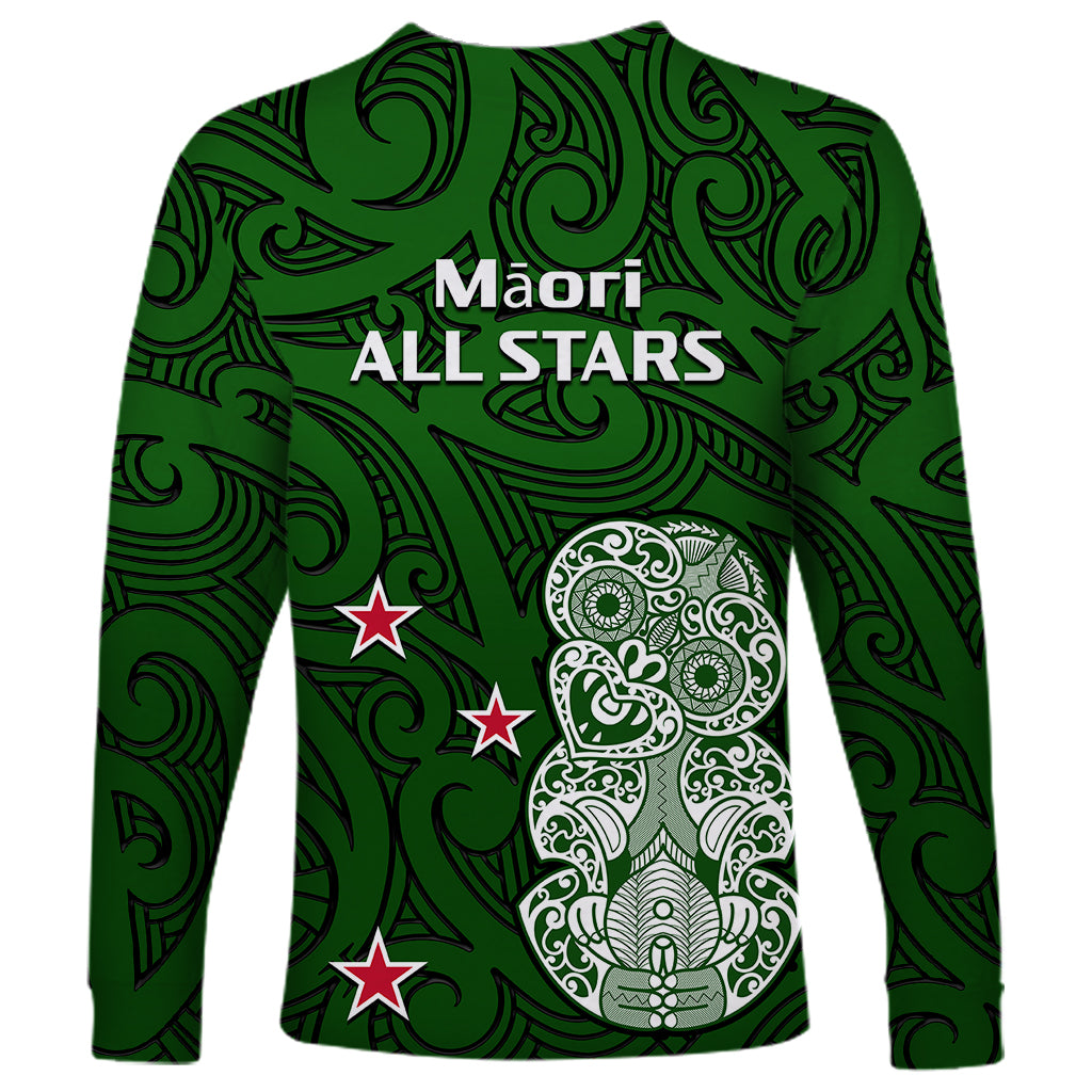 Aotearoa Rugby Long Sleeve Shirt All Stars New Zealand Tiki Maori - Vibe Hoodie Shop