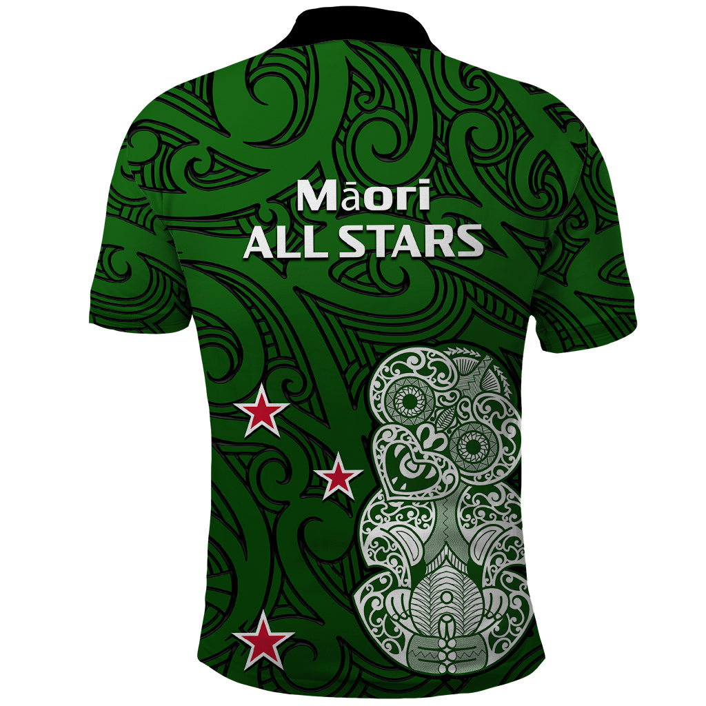 Aotearoa Rugby Polo Shirt All Stars New Zealand Tiki Maori - Vibe Hoodie Shop