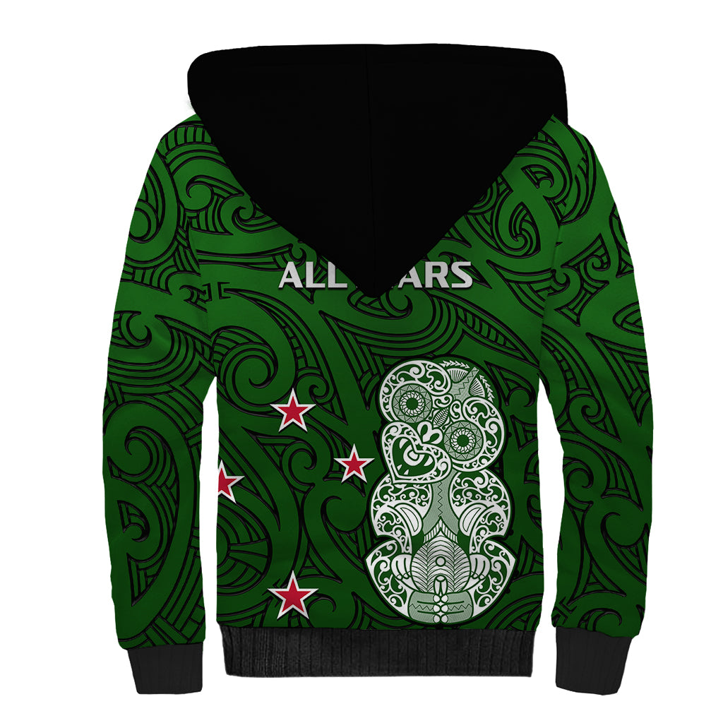 Aotearoa Rugby Sherpa Hoodie All Stars New Zealand Tiki Maori - Vibe Hoodie Shop