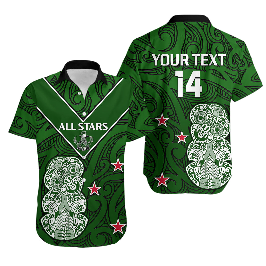 (Custom Text And Number) Aotearoa Rugby Hawaiian Shirt All Stars New Zealand Tiki Maori - Vibe Hoodie Shop