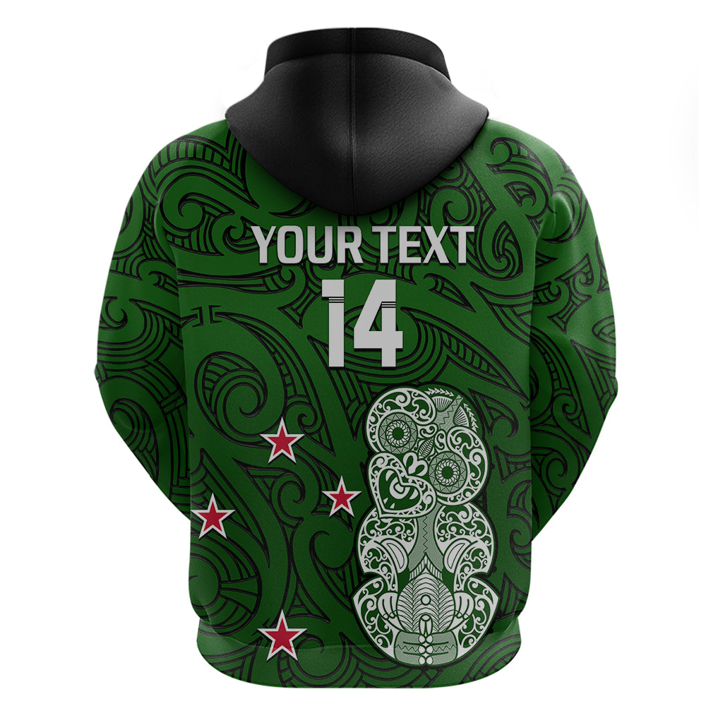 (Custom Text And Number) Aotearoa Rugby Hoodie All Stars New Zealand Tiki Maori - Vibe Hoodie Shop