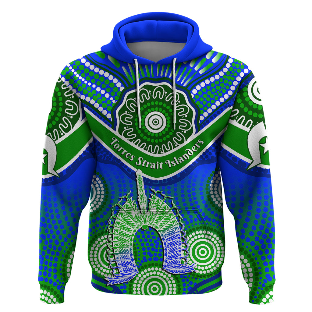 (Custom Personalised) Torres Strait Islanders Hoodie Dhari Australian Aboriginal Art - Vibe Hoodie Shop