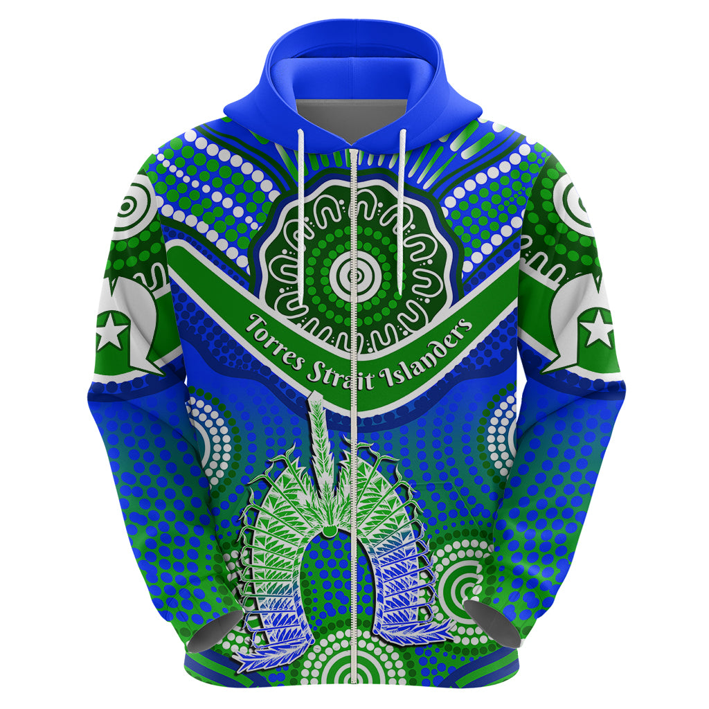 (Custom Personalised) Torres Strait Islanders Hoodie Dhari Australian Aboriginal Art - Vibe Hoodie Shop