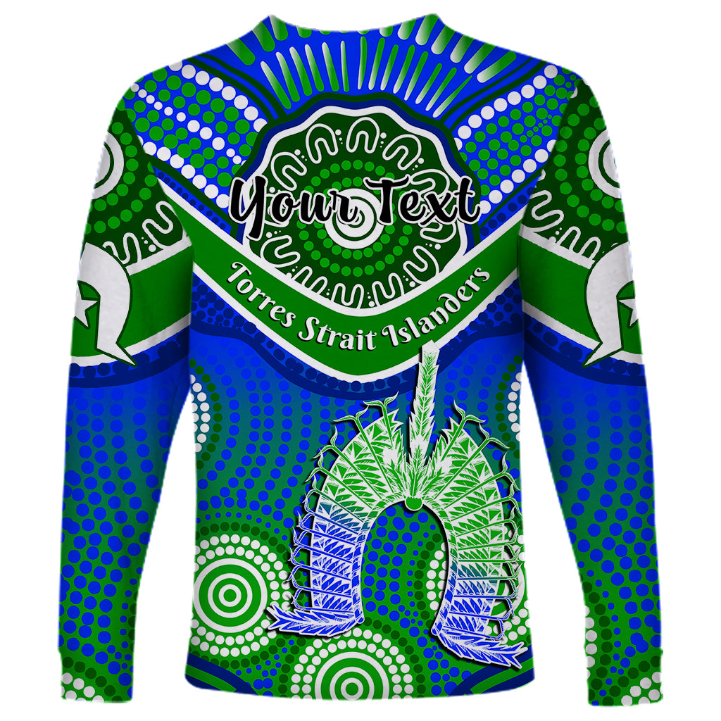 (Custom Personalised) Torres Strait Islanders Long Sleeve Shirt Dhari Australian Aboriginal Art - Vibe Hoodie Shop