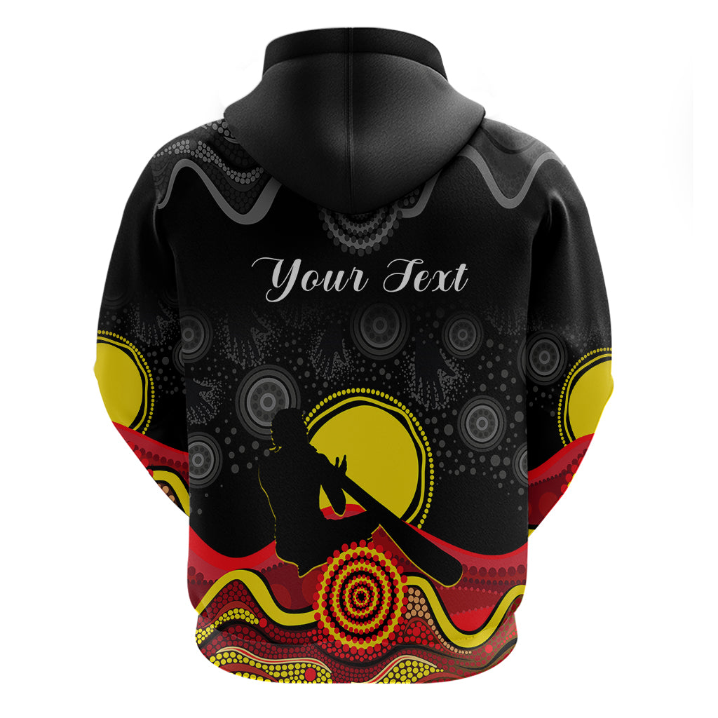 (Custom Personalised) Australian Indigenous Hoodie Didgeridoo Man Circle Aboriginal Art - Vibe Hoodie Shop