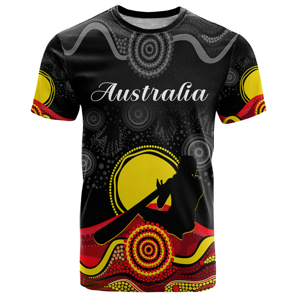 (Custom Personalised) Australian Indigenous T Shirt Didgeridoo Man Circle Aboriginal Art - Vibe Hoodie Shop
