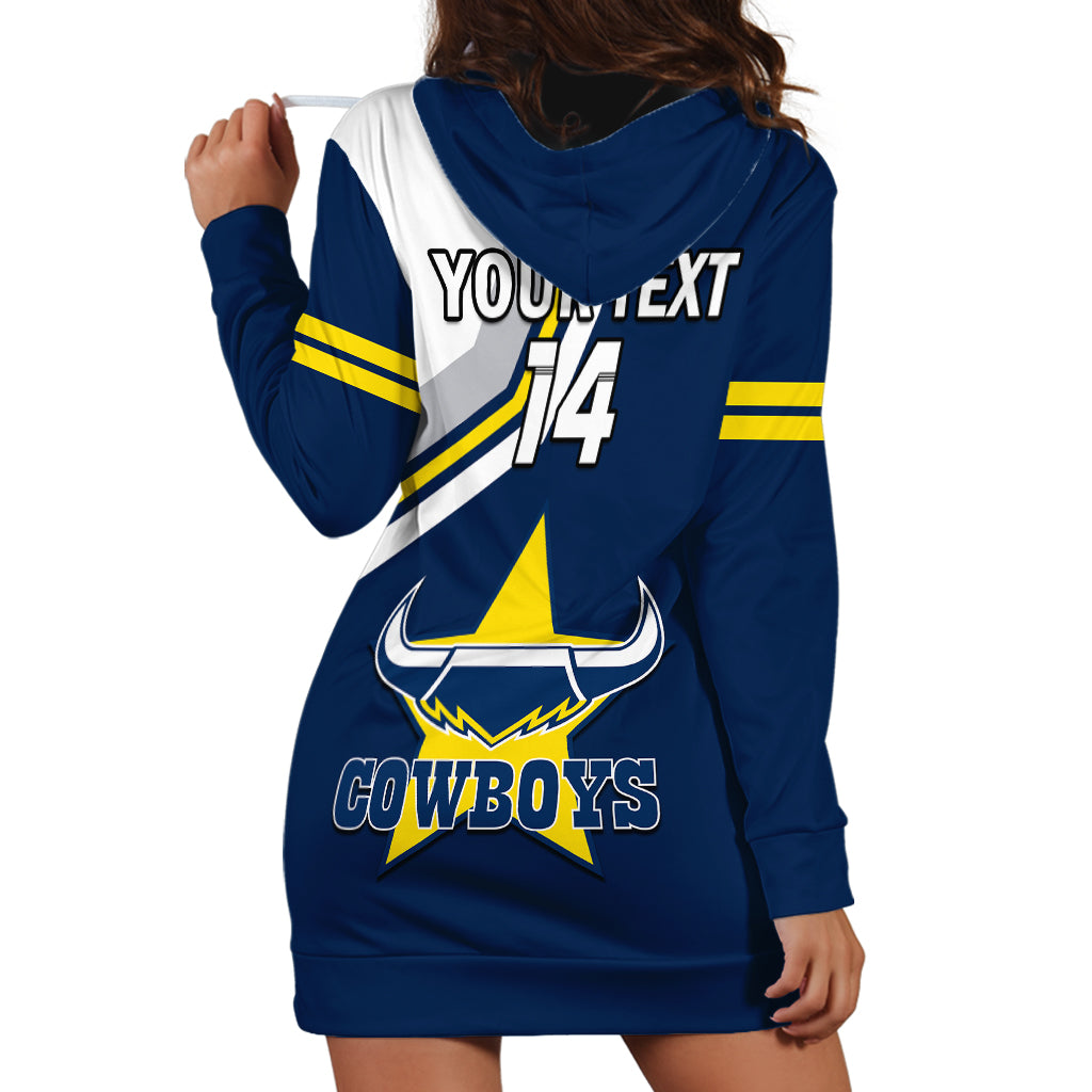 (Custom Text And Number) Cowboys Rugby 2023 Hoodie Dress Sporty Style Navy Blue - Vibe Hoodie Shop