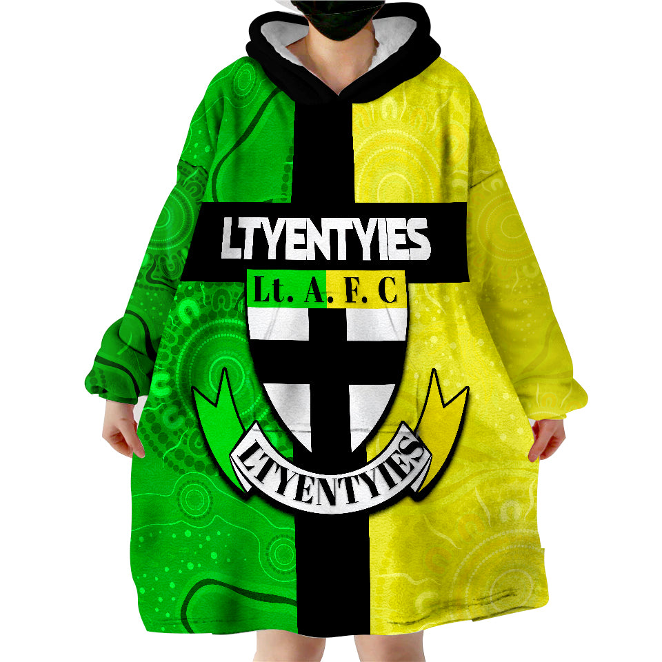Ltyentyies Lt. A. F. C Australian Football Aboriginal Wearable Blanket Hoodie - Vibe Hoodie Shop