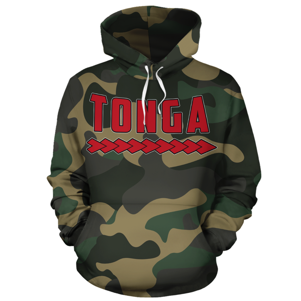 Tonga Camo All Over Hoodie - Vibe Hoodie Shop