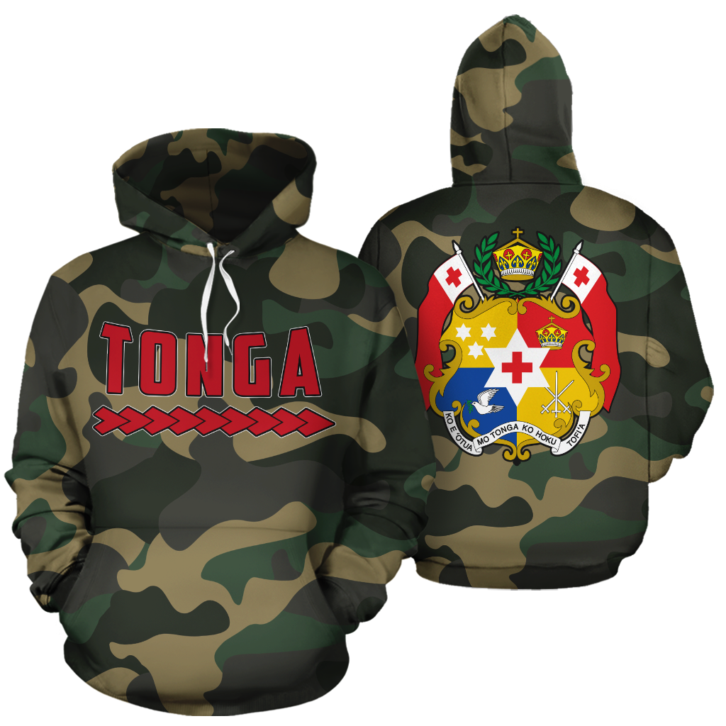 Tonga Camo All Over Hoodie - Vibe Hoodie Shop