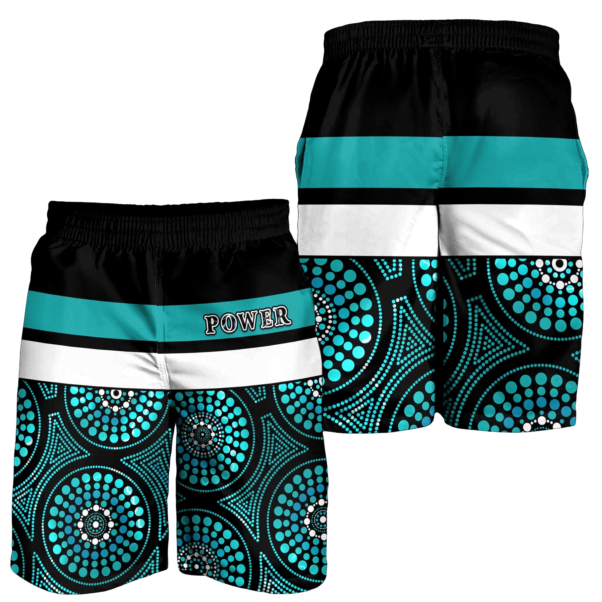 Power Indigenous 2021 Men Shorts Proud Port Adelaide - Vibe Hoodie Shop