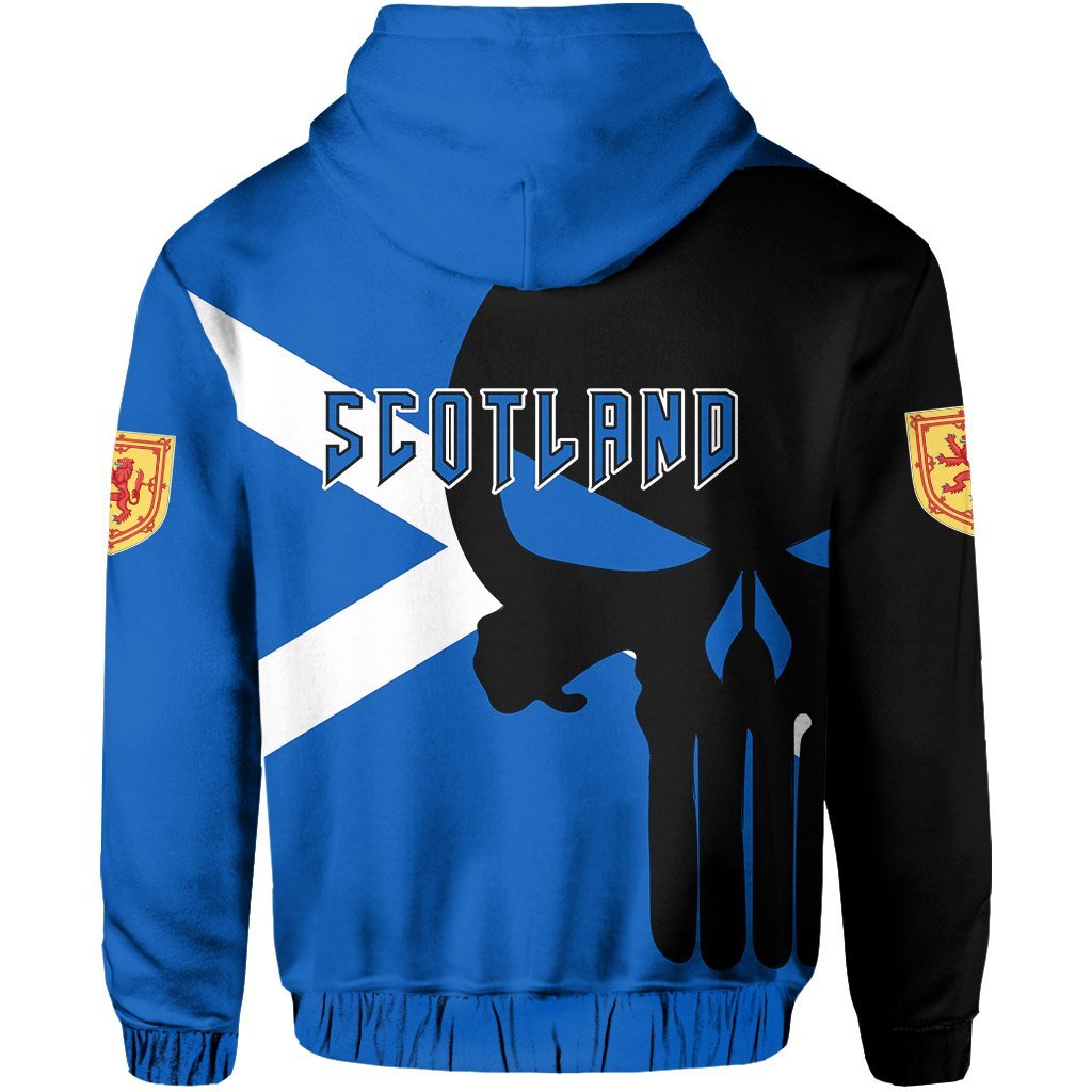 Scotland Zipper Hoodie - Skullcap Style - Vibe Hoodie Shop