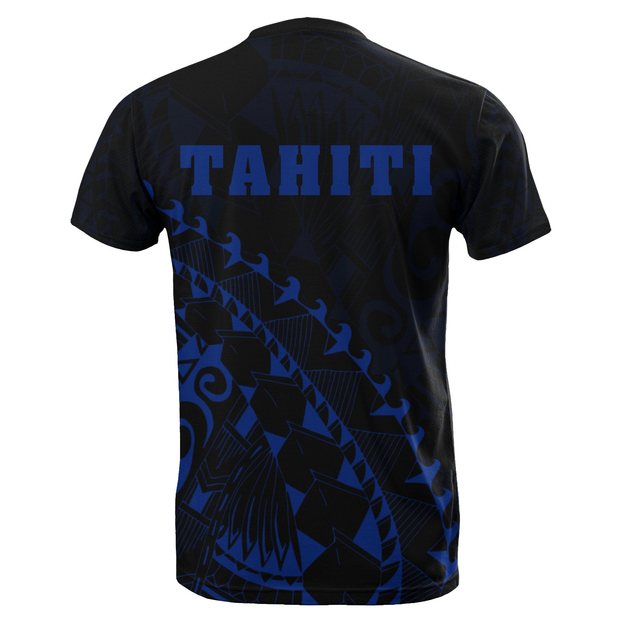 Tahiti T shirt - Blue - Turtle Style - Vibe Hoodie Shop