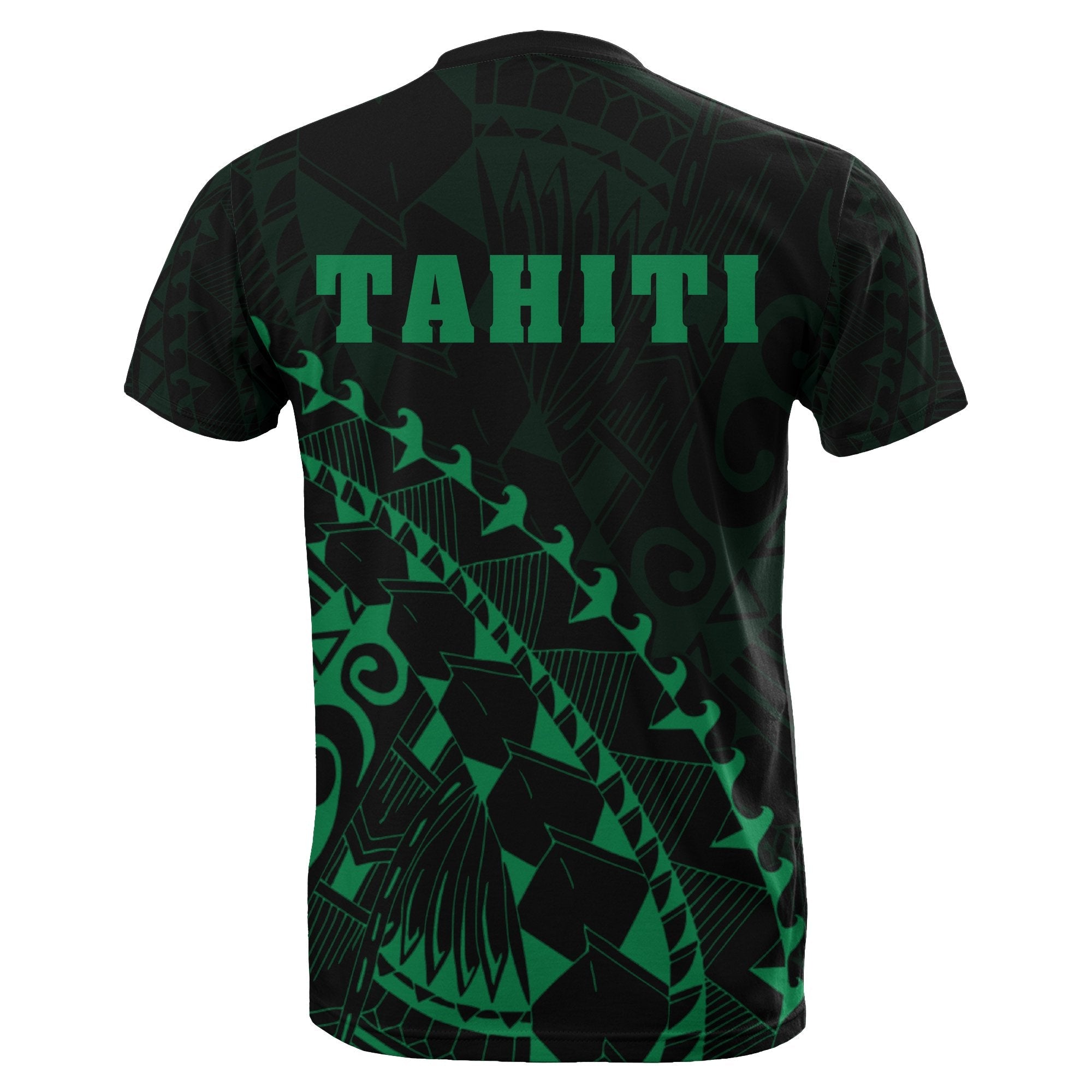 Tahiti T shirt - Green - Turtle Style - Vibe Hoodie Shop