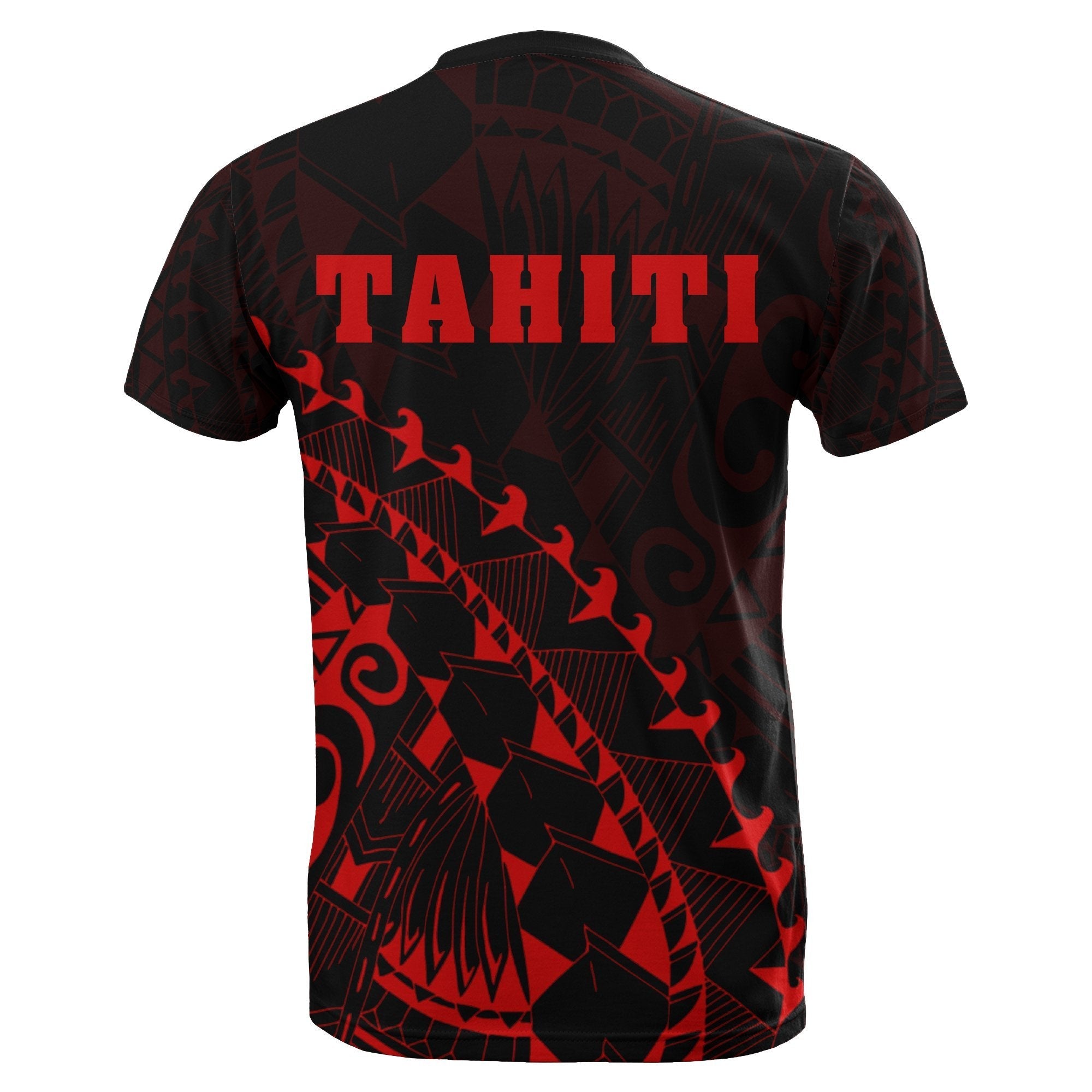 Tahiti T shirt - Red - Turtle Style - Vibe Hoodie Shop