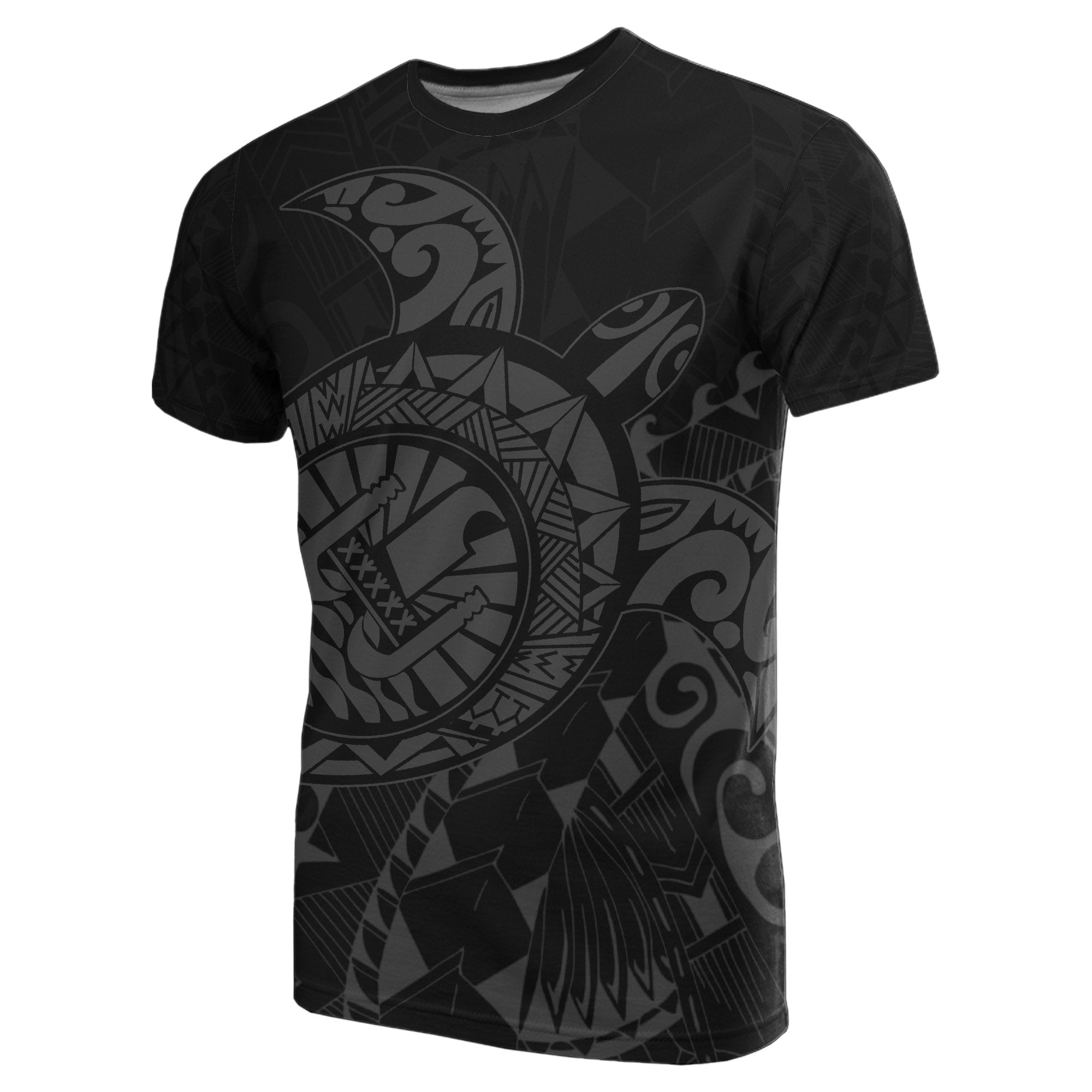 Tahiti T shirt - Gray - Turtle Style - Vibe Hoodie Shop