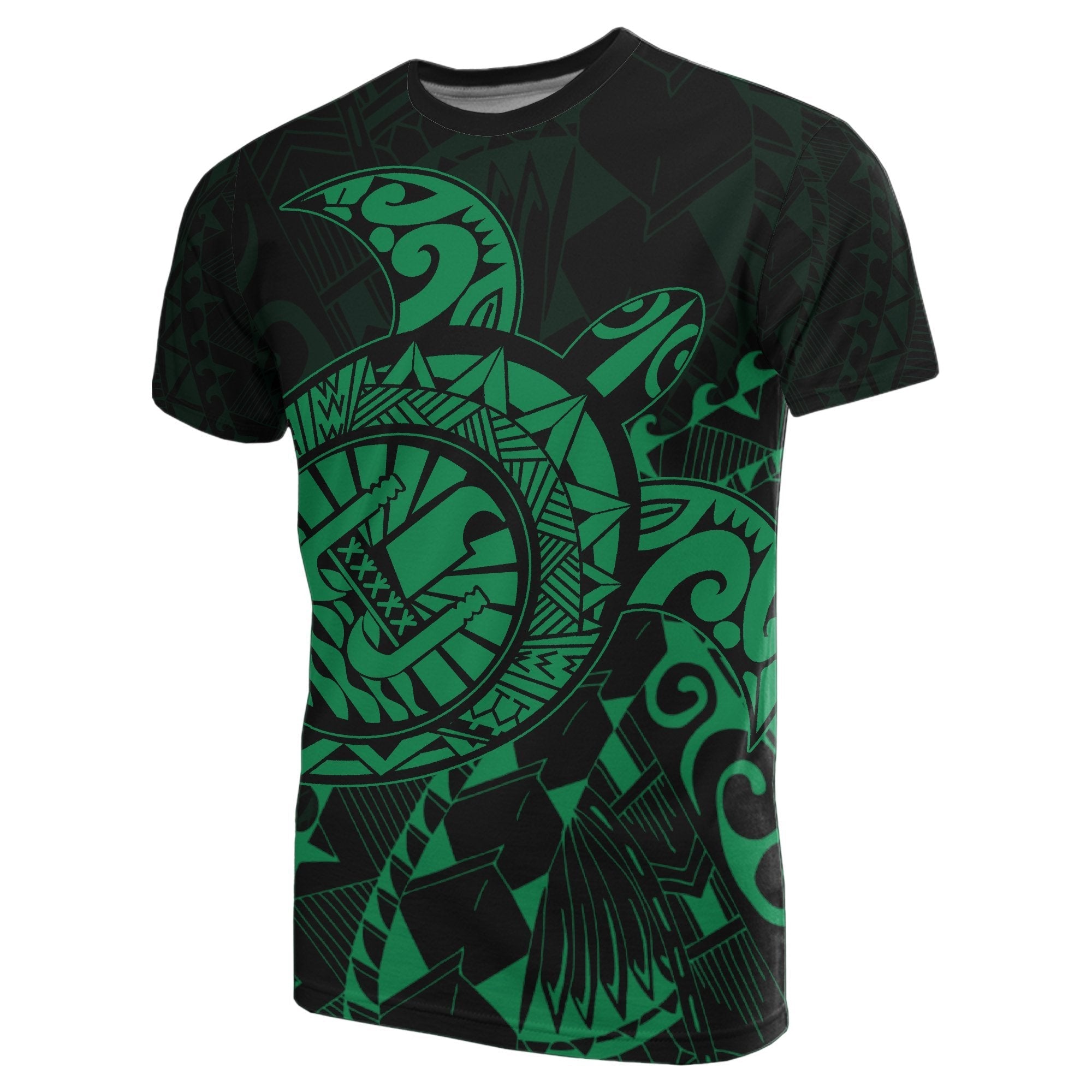 Tahiti T shirt - Green - Turtle Style - Vibe Hoodie Shop