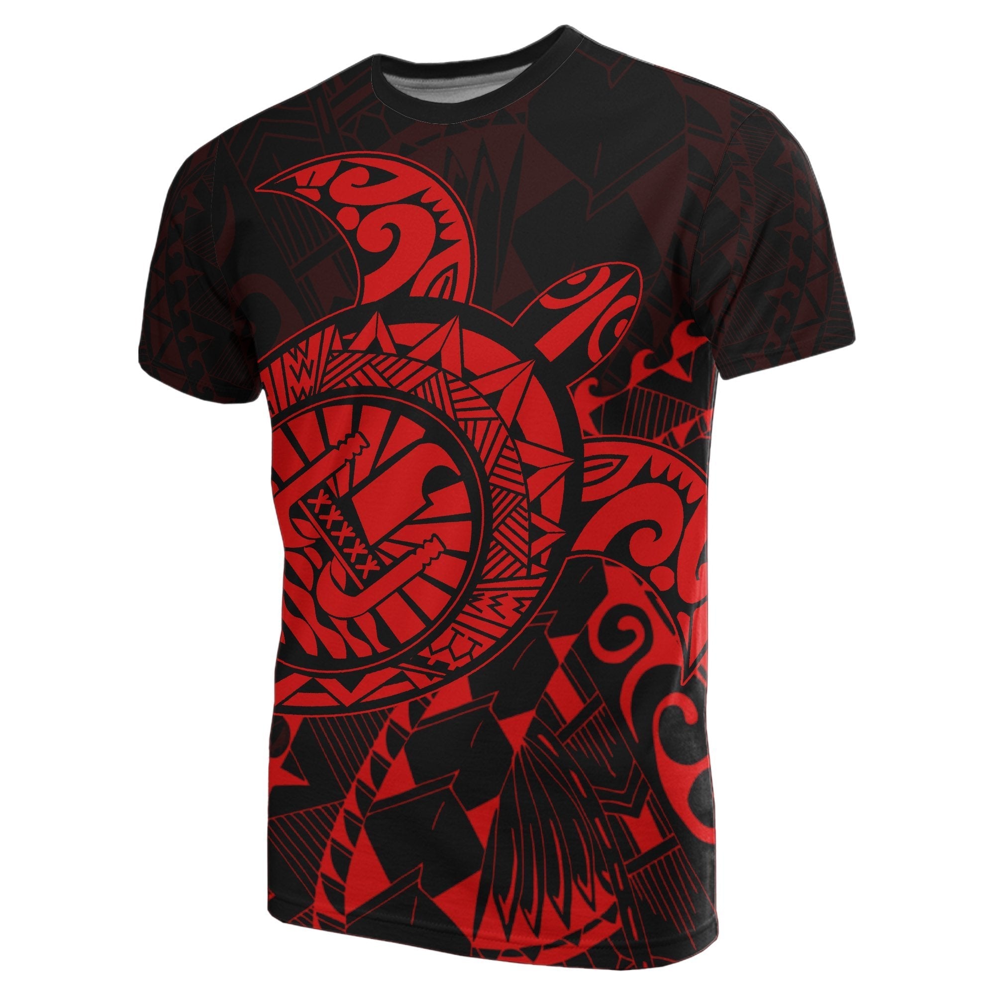 Tahiti T shirt - Red - Turtle Style - Vibe Hoodie Shop