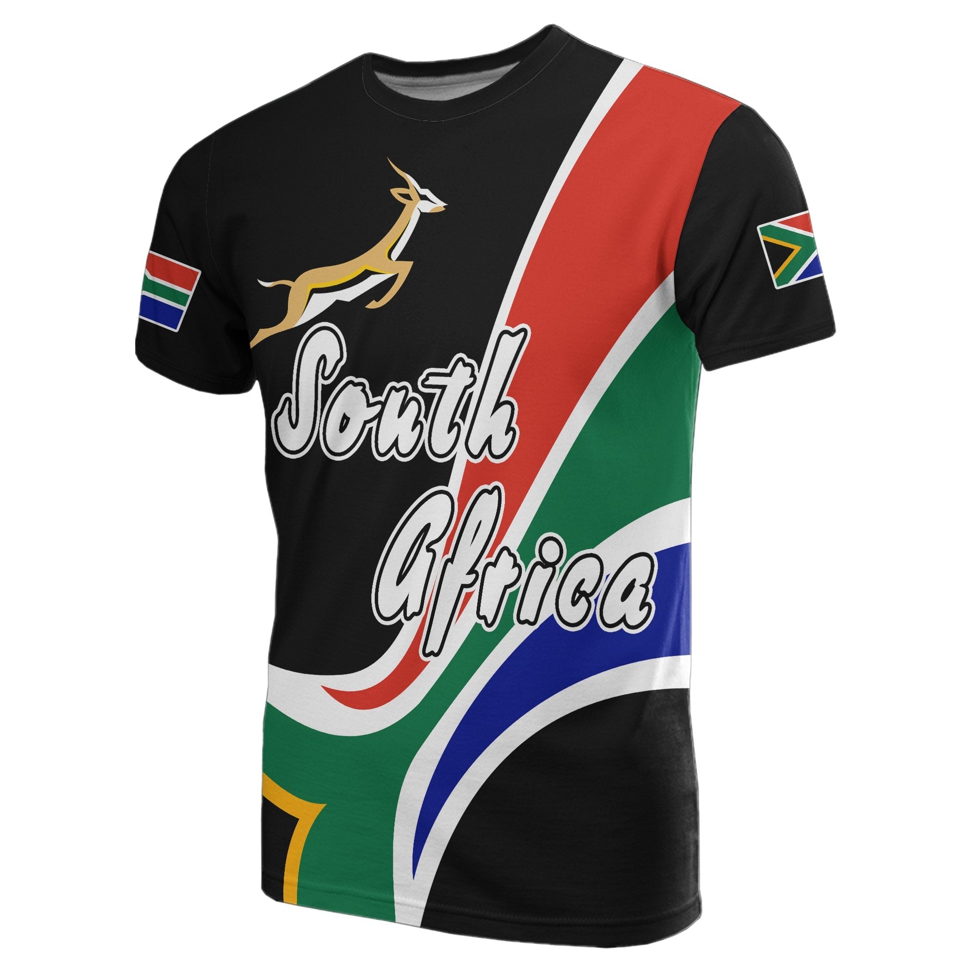 South Africa Springboks T shirt - Otis Style - Vibe Hoodie Shop