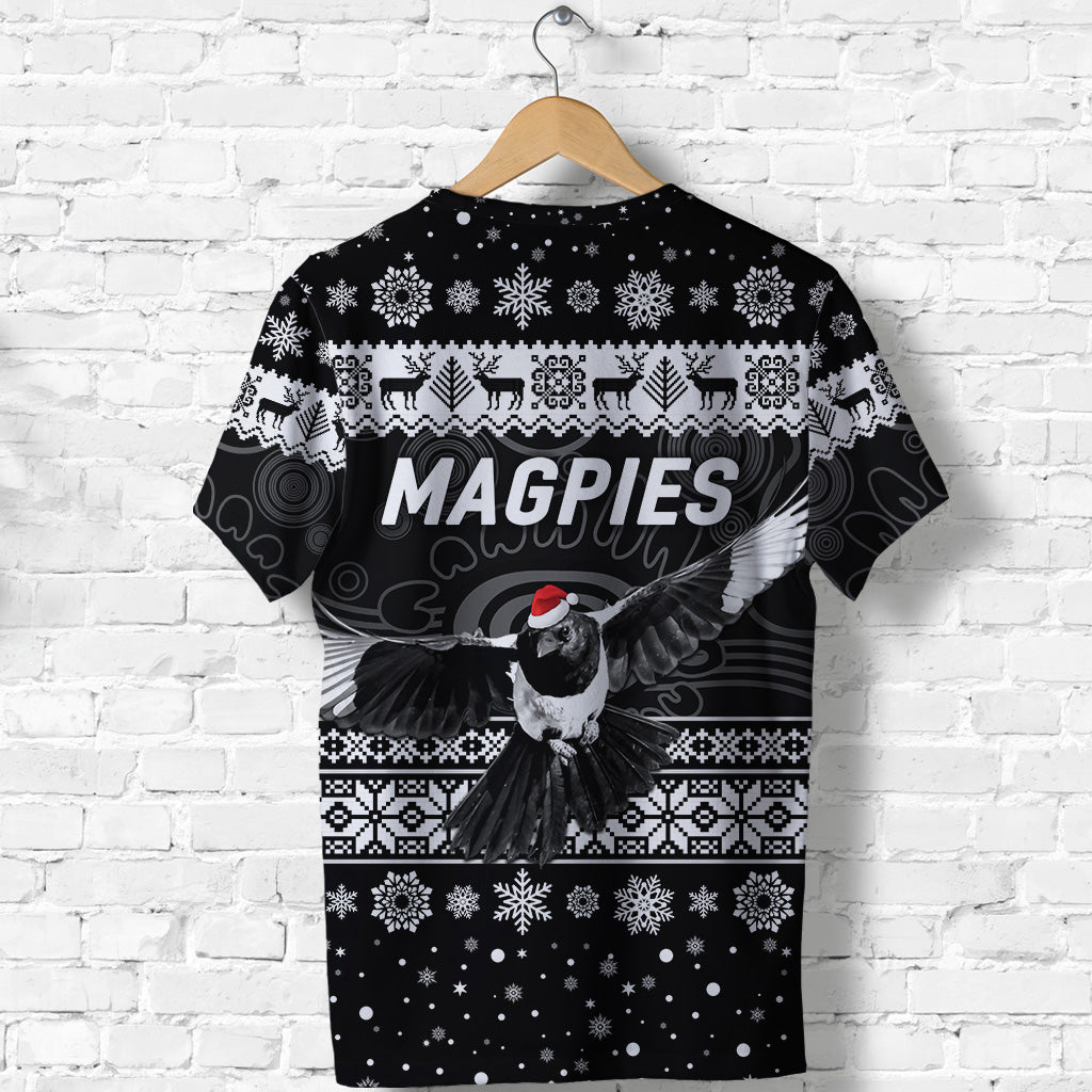 Collingwood Magpies T shirt Christmas Simple Style - Vibe Hoodie Shop