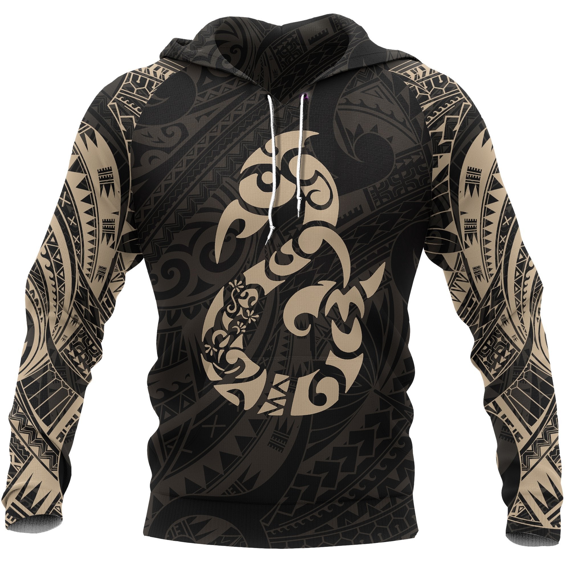 New Zealand Manaia Maori Tattoo All Over Print Hoodie - Vibe Hoodie Shop