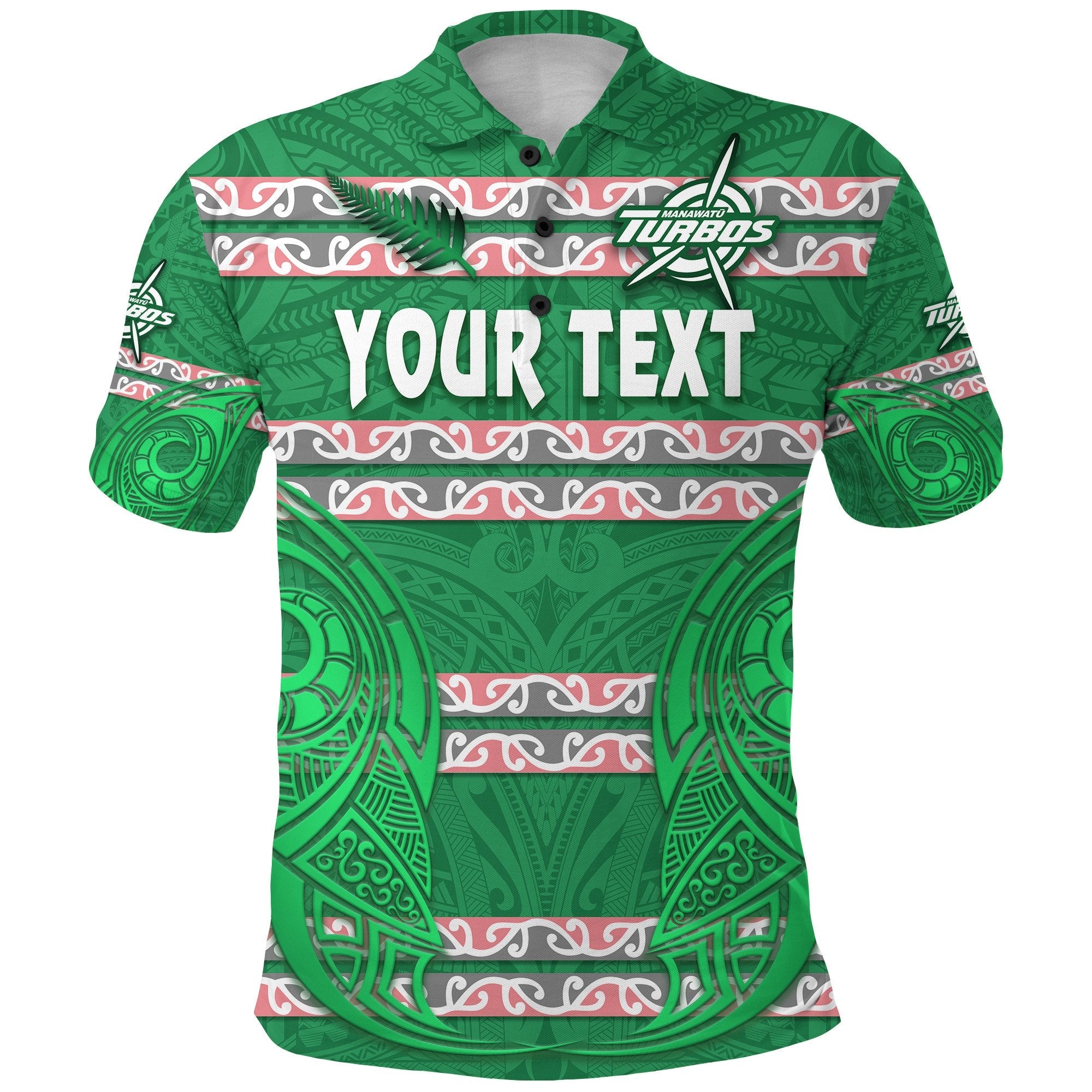 (Custom Personalised) Manawatu Turbos Polo Shirt Maori Vibes - Vibe Hoodie Shop