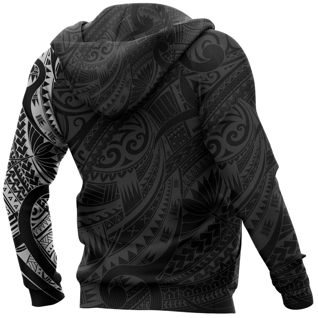 Maori Tattoo Hoodie, New Zealand Pullover Hoodie - Vibe Hoodie Shop