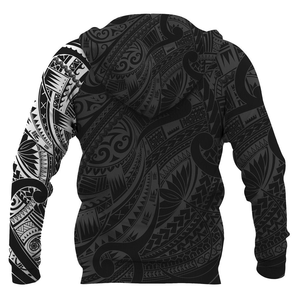 Maori Tattoo Hoodie, New Zealand Pullover Hoodie - Vibe Hoodie Shop