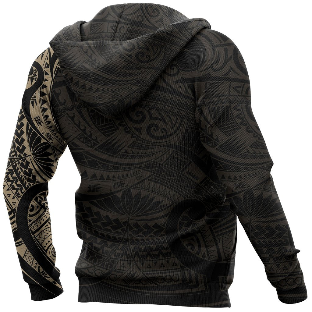 Maori Tattoo Hoodie, New Zealand All Over Print Hoodie - Vibe Hoodie Shop