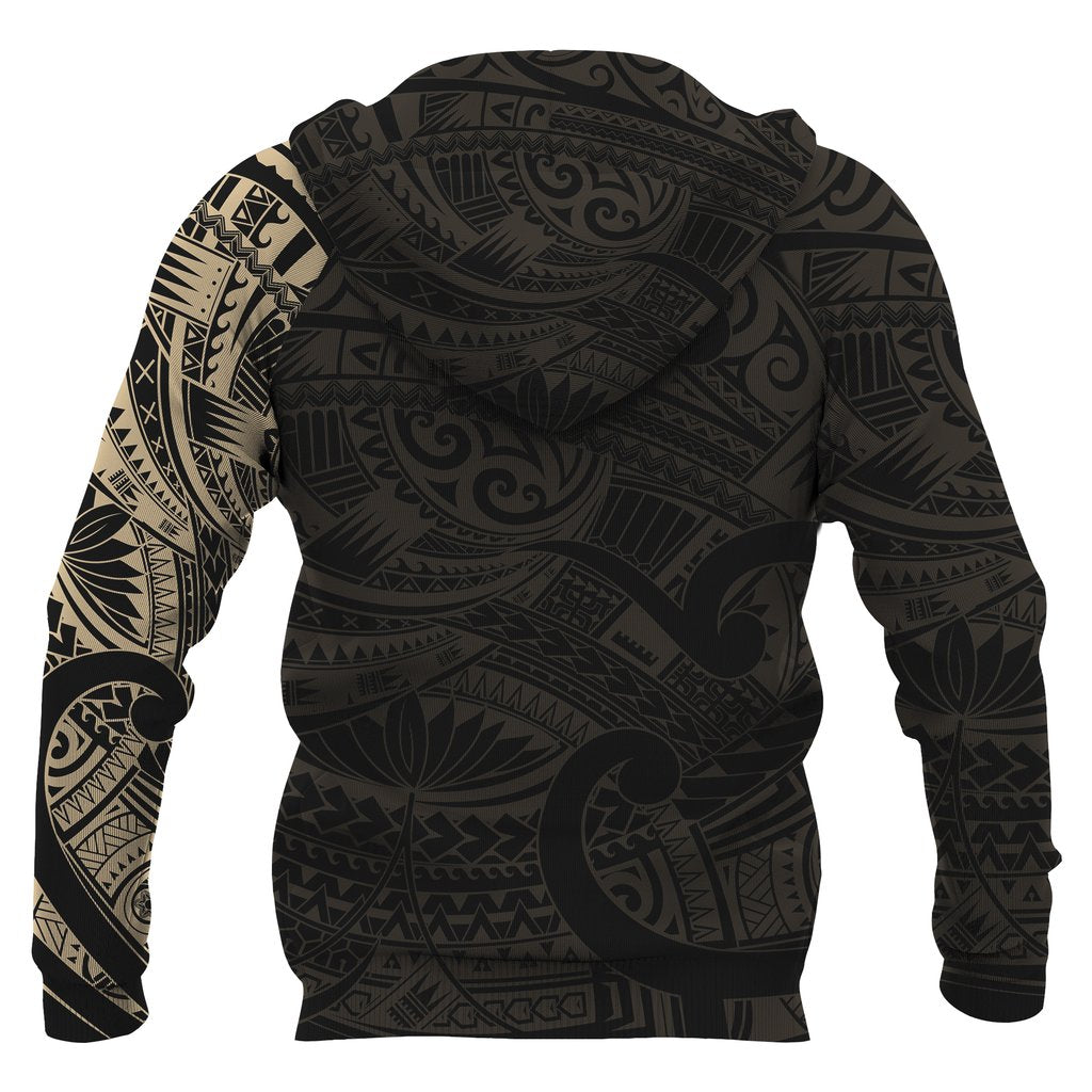 Maori Tattoo Hoodie, New Zealand All Over Print Hoodie - Vibe Hoodie Shop