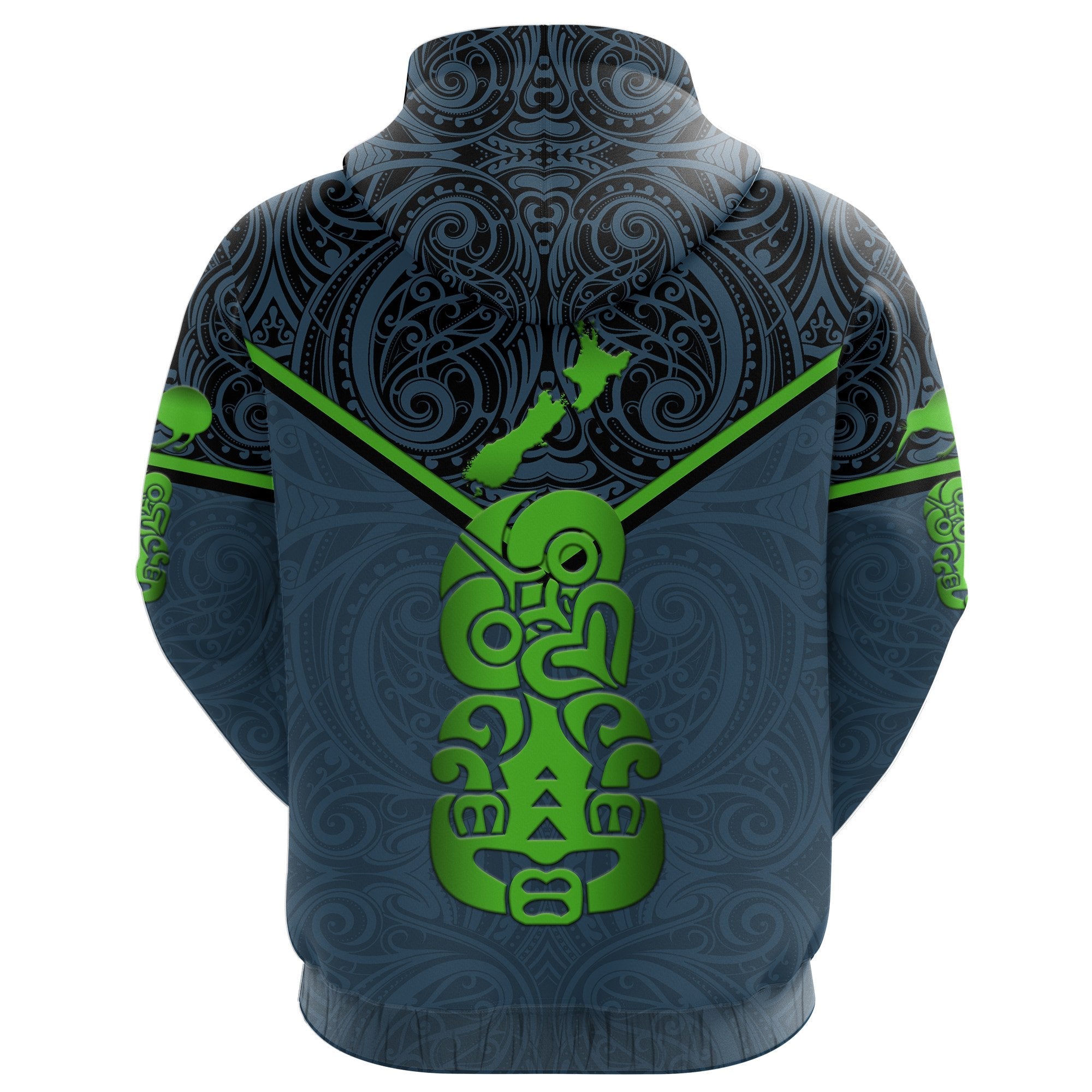 New Zealand Maori Rugby Hoodie Pride Version - Navy - Vibe Hoodie Shop