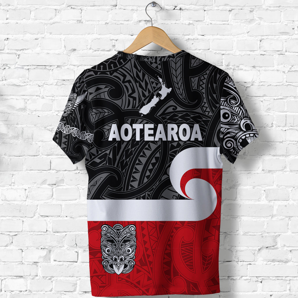 Maori Aotearoa Haka T shirt New Zealand Simple - Vibe Hoodie Shop