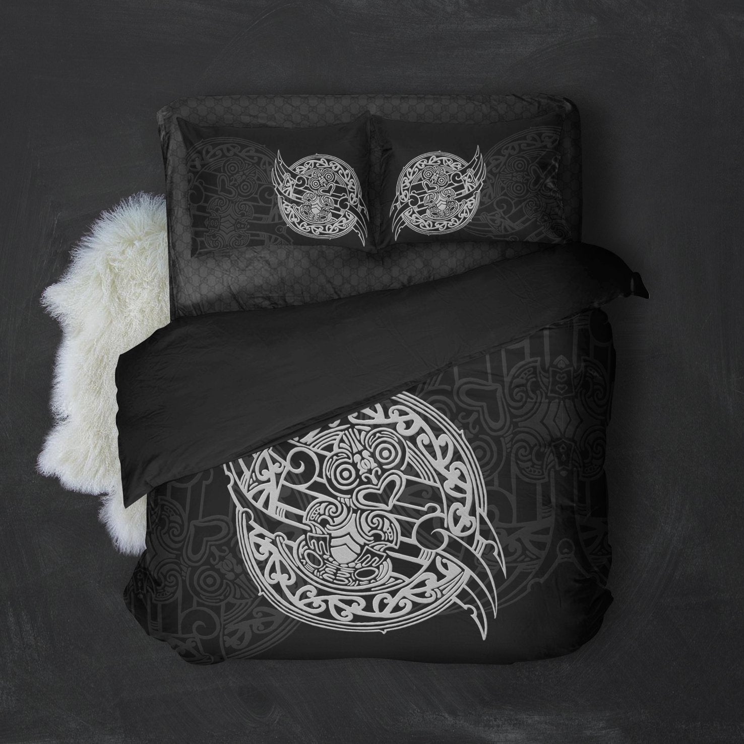 Maori Hei Tiki New Zealand Bedding Set - Vibe Hoodie Shop