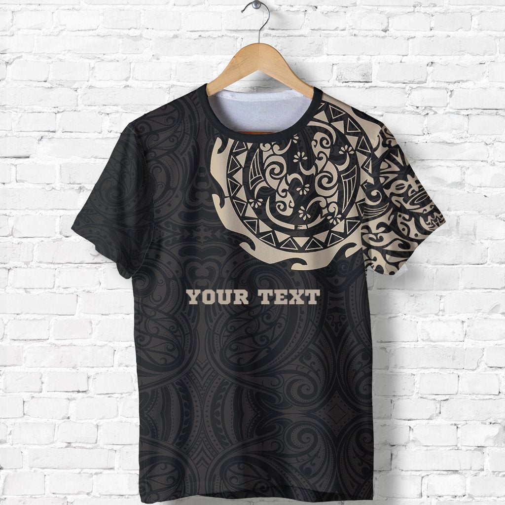New Zealand Customized Shirt, Maori Lizard Polynesian Tattoo Personalize T shirt - Vibe Hoodie Shop