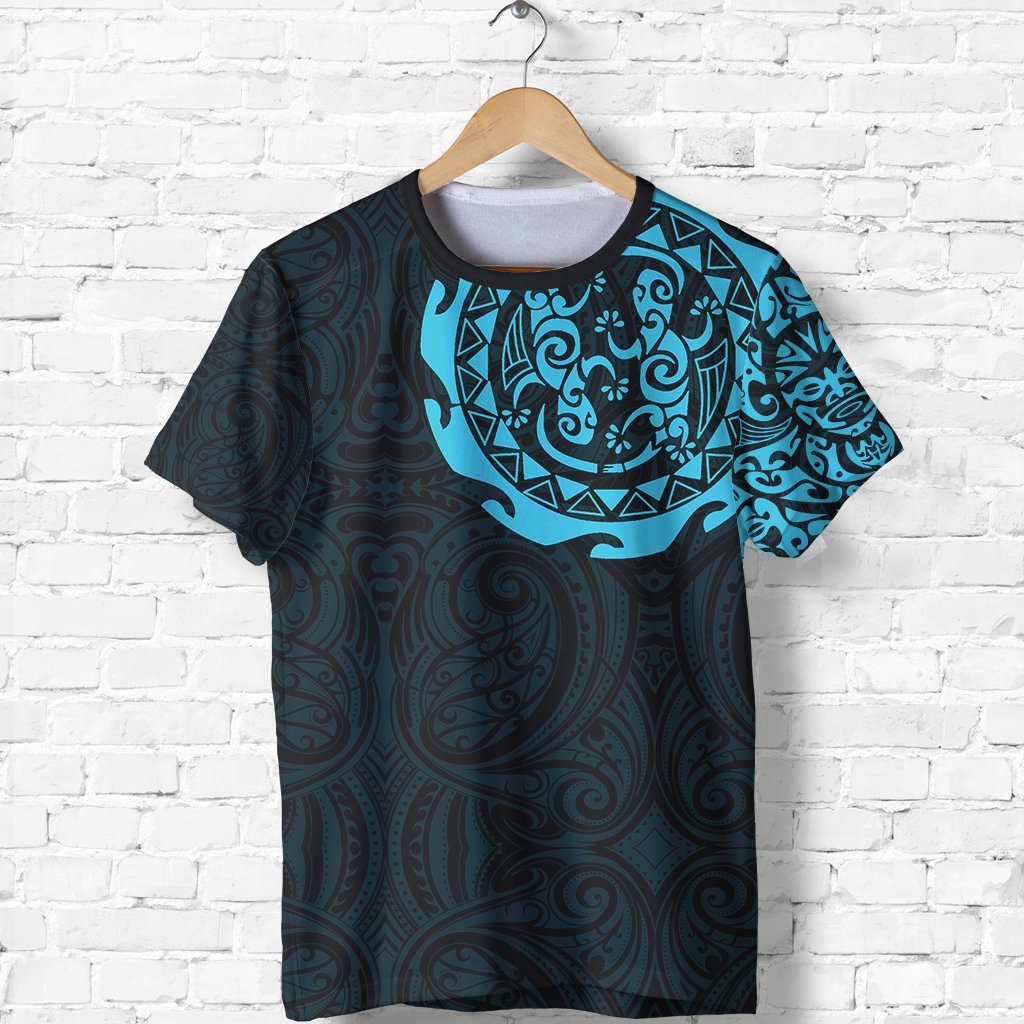 New Zealand Maori Tattoo Tangaroa T shirt - Vibe Hoodie Shop