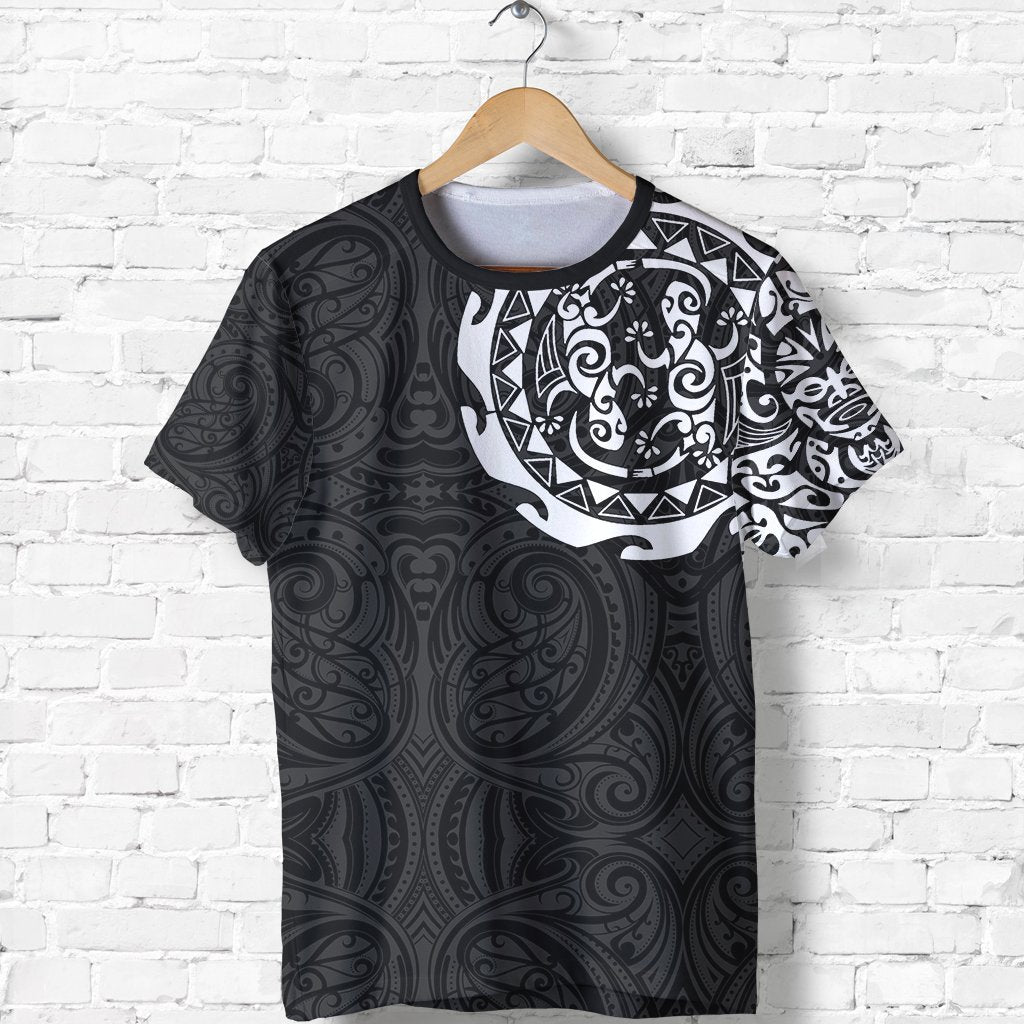 New Zealand Shirt, Maori Lizard Tattoo T shirt - Vibe Hoodie Shop