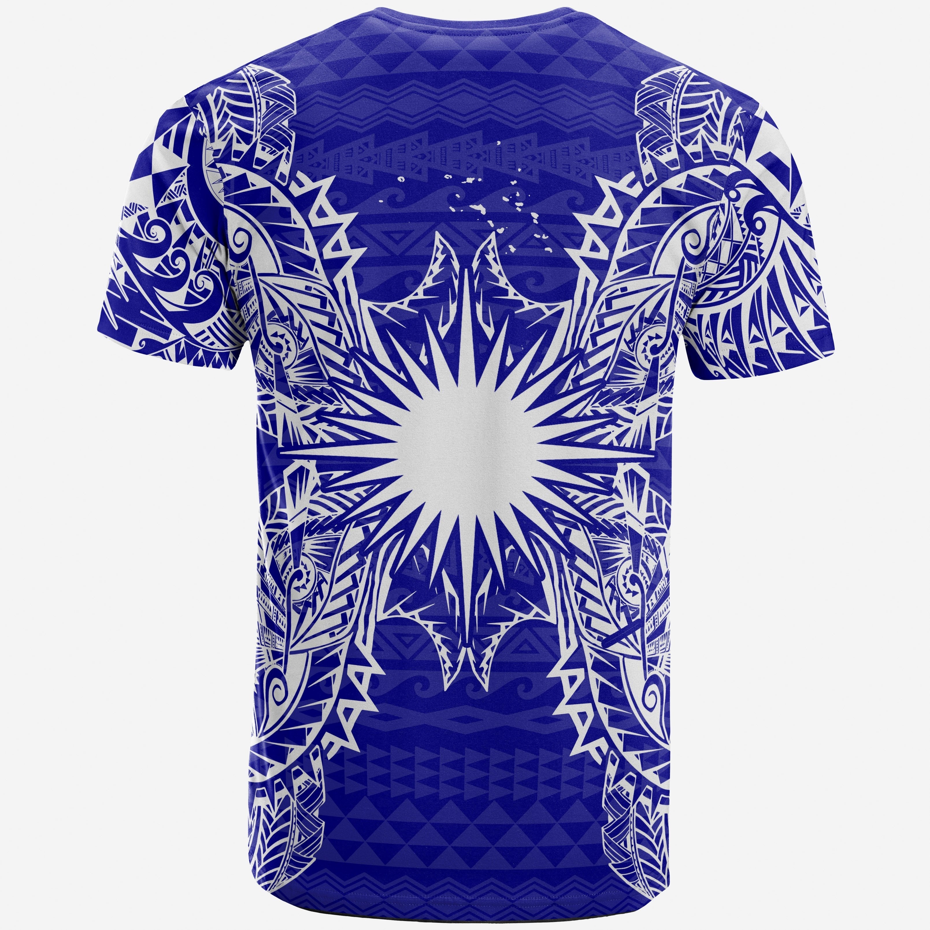 Vibe Hoodie Marshall Islands All T shirt - Marshall Islands Flag Map Polynesian Tattoo Blue - Vibe Hoodie Shop