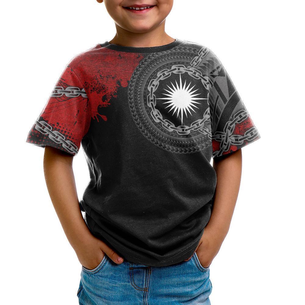 Marshall Islands Polynesian T shirt - Polynesian Chain Style - Vibe Hoodie Shop