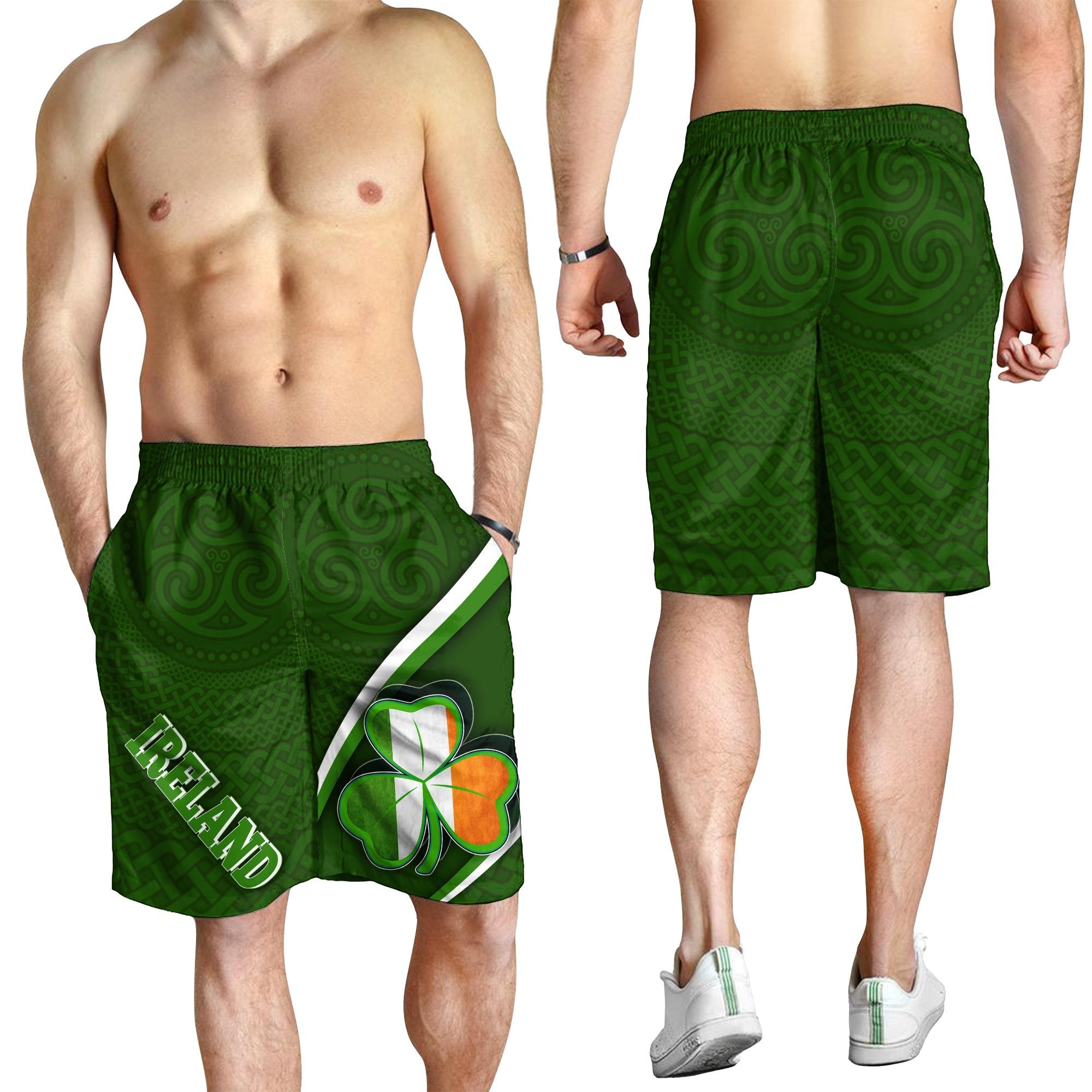 Ireland Celtic Men's Shorts - Proud To Be Irish - Vibe Hoodie Shop