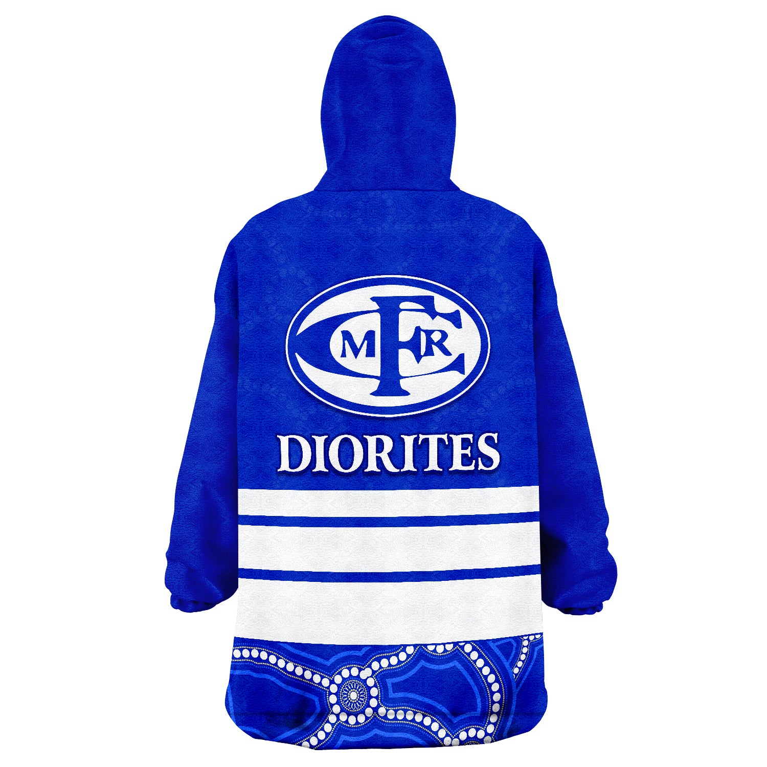 Mines Rovers Football Club Goldfields Football Indigenous Diorites Wearable Blanket Hoodie - Vibe Hoodie Shop