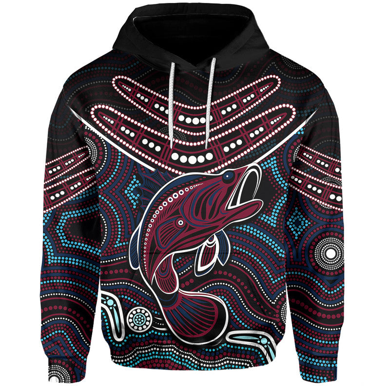 (Custom Personalised) Fishing Aboriginal Hoodie No.4 LT6 - Vibe Hoodie Shop