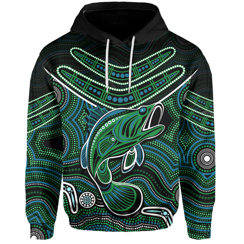 (Custom Personalised) Fishing Aboriginal Hoodie No.3 LT6 - Vibe Hoodie Shop