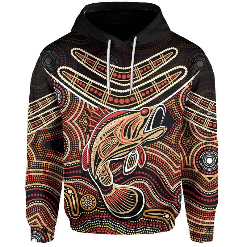 (Custom Personalised) Fishing Aboriginal Hoodie No.2 LT6 - Vibe Hoodie Shop