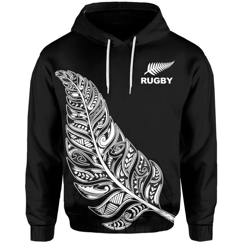 Maori Face Tattoo All Black Rugby Hoodie LT6 - Vibe Hoodie Shop