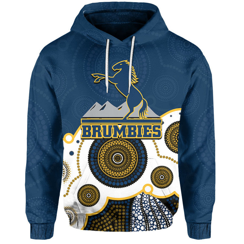(Custom Personalised And Number) Super Rugby Brumbies Hoodie LT6 - Vibe Hoodie Shop