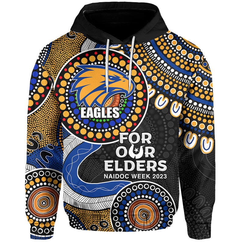 Eagles Rugby Hoodie NAIDOC 2023 Aboriginal LT6 - Vibe Hoodie Shop