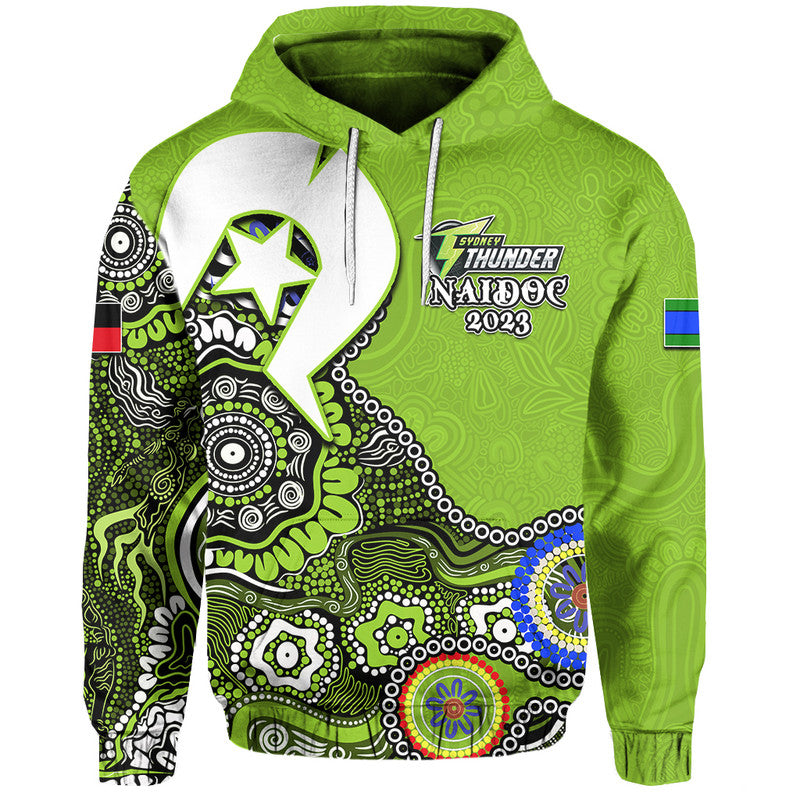Sydney Thunder Cricket Hoodie NAIDOC 2023 Patterns LT6 - Vibe Hoodie Shop