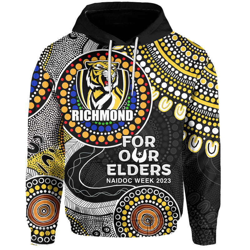 Richmond Rugby Hoodie NAIDOC 2023 Aboriginal LT6 - Vibe Hoodie Shop